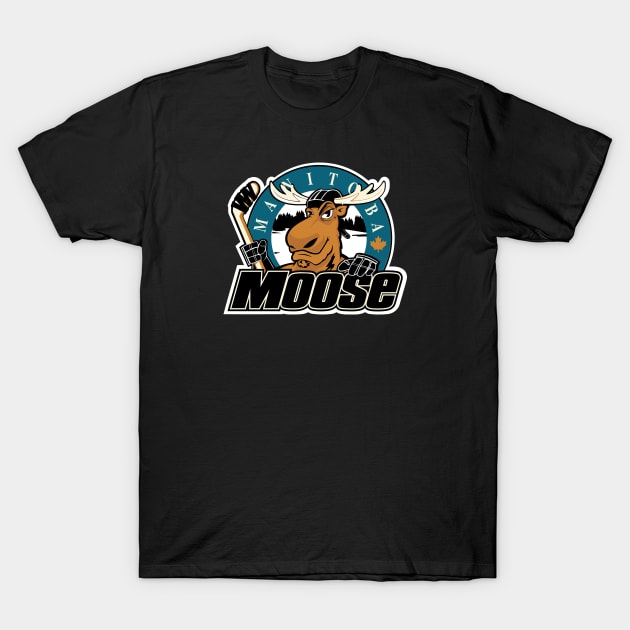 Manitoba Moose T-Shirt by HeyBeardMon